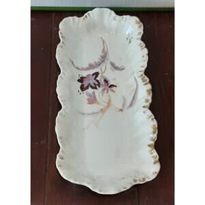 Vintage Lustre Limoges Celery Tray